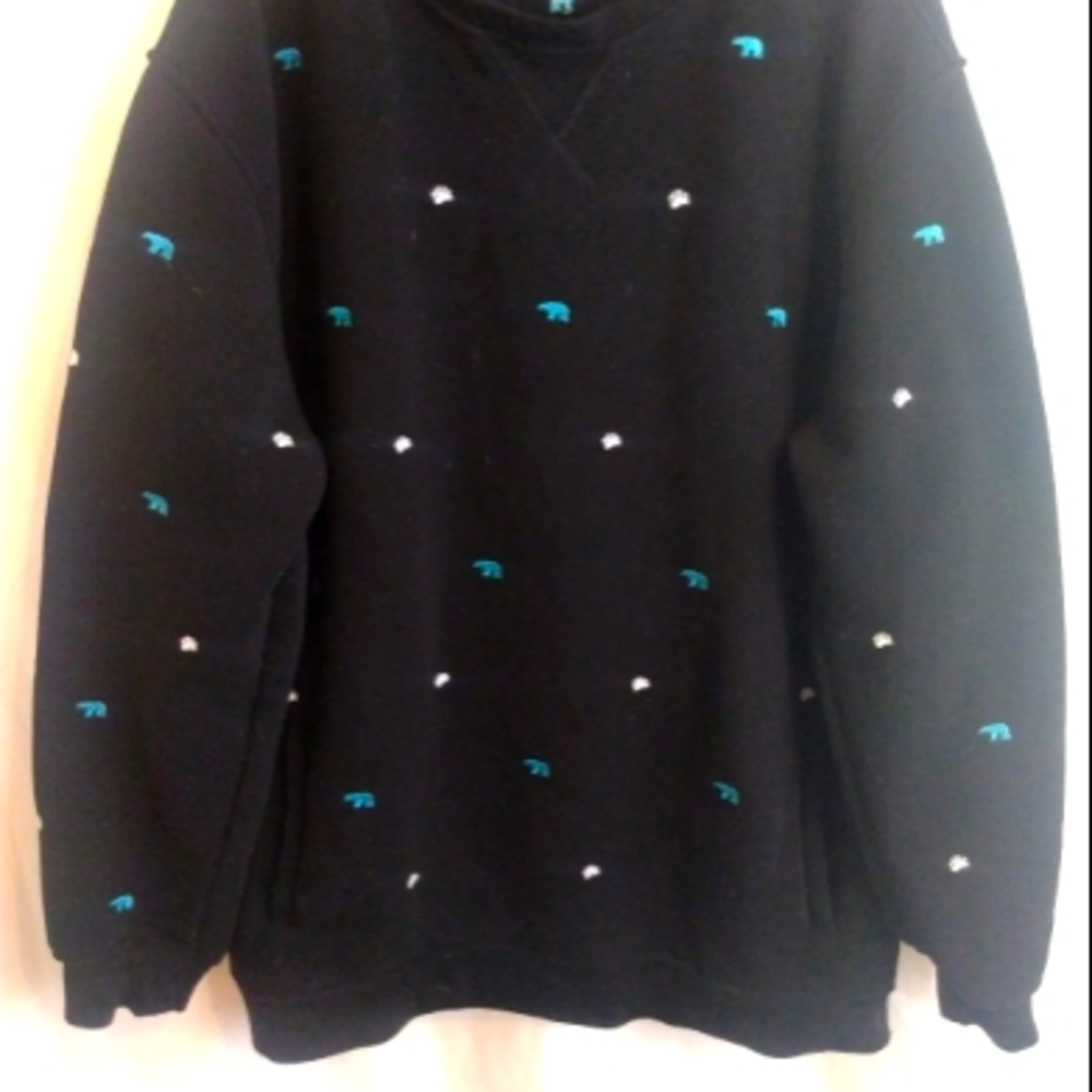 Imperious(IMP)Black Print Sweatshirt